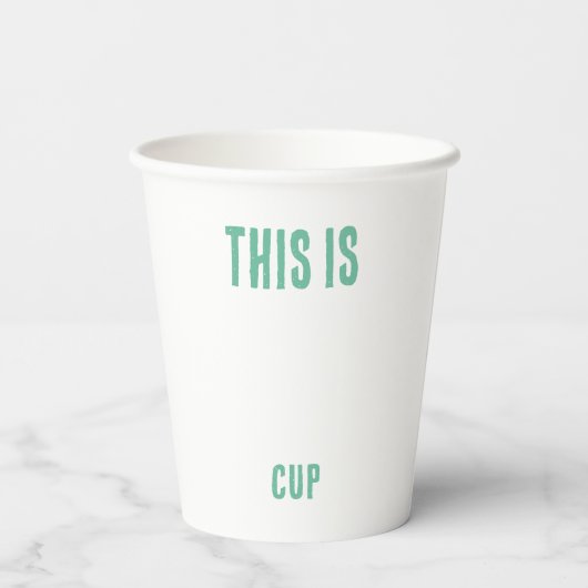 Mermaid Pappbecher (Rückseite)