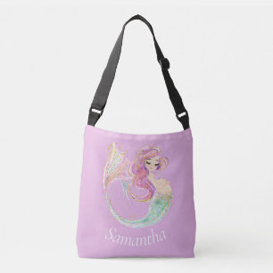 Mermaid Party Babydusche pink Tragetaschen Mit Langen Trägern