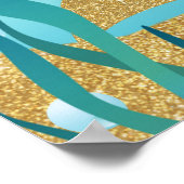 Mermaid Party Backdrop Mermaid Poster (Ecke)