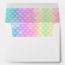 Mermaid-Party Einladung-Matching-Umschläge