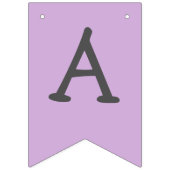 Mermaid-Party Lila Aquamarine Jagdflagge Wimpelkette (Dritte Fahne)