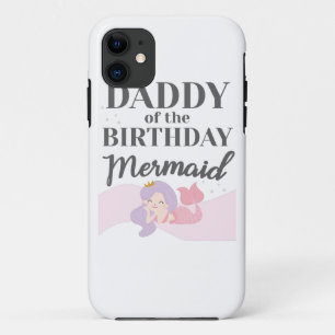 Mermaid Party Matching Daddy von Birthday Mermaid Case-Mate iPhone Hülle