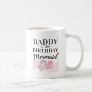 Mermaid Party Matching Daddy von Birthday Mermaid Kaffeetasse