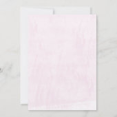 Mermaid Party Ocean Waves Pink Birthday Einladung (Rückseite)