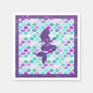 Mermaid Party Paper Napkin Serviette