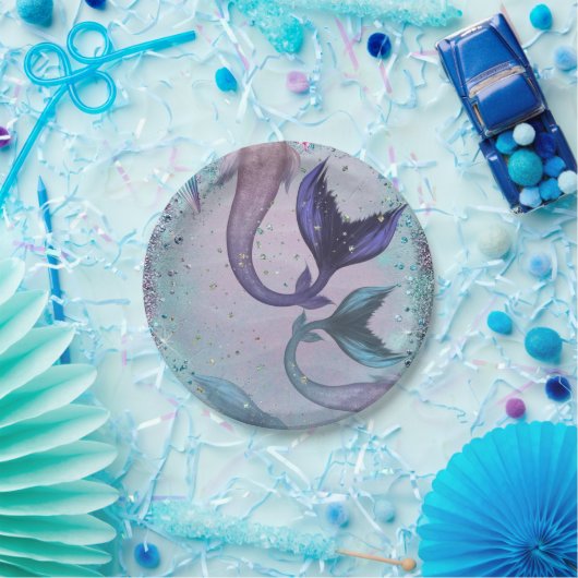Mermaid Party Pieces Pappteller (Party)