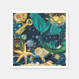 Mermaid Party Pieces Serviette