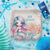 Mermaid Party Plate Pappteller (Party)