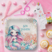 Mermaid Party Plate Pappteller (Party)