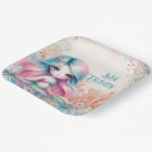 Mermaid Party Plate Pappteller (Gewinkelt)