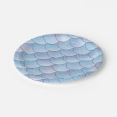 Mermaid party plates  pappteller (Schrägansicht)