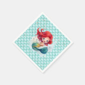 Mermaid Party Serviette (Ecke)