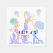 Mermaid Party Serviette (Vorderseite)