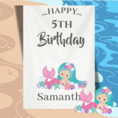 MERMAID PARTY Summer Theme Banner