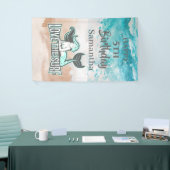 MERMAID PARTY Surf Blue Theme Banner (Messeveranstaltung)