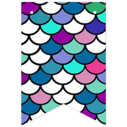 "Mermaid-Party" Wimpelkette (Zweite Fahne)