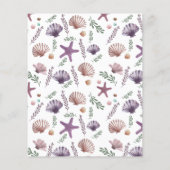 Mermaid-Party zum 3. Geburtstag (Rückseite)