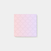 Mermaid Pastel Rainbow Gradient Wasserfarbe Minima Post-it Klebezettel (Vorderseite)