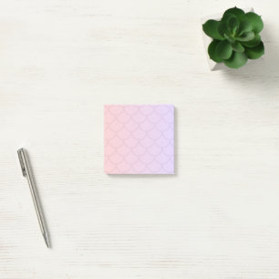 Mermaid Pastel Rainbow Gradient Wasserfarbe Minima Post-it Klebezettel