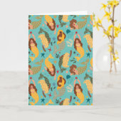 Mermaid Pattern | Blank Karte (Gelbe Blume)