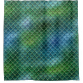 Mermaid Pattern Duschvorhang (Vorderseite)