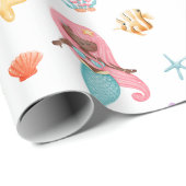 Mermaid Pattern Geschenkpapier (Rolleneckpunkt)