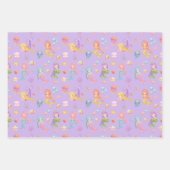 Mermaid Pattern Geschenkpapier Set (Vorderseite 2)