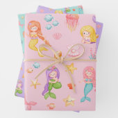 Mermaid Pattern Geschenkpapier Set (Beispiel)