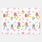Mermaid Pattern Geschenkpapier Set (Vorderseite)