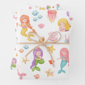 Mermaid Pattern Geschenkpapier Set (Beispiel)