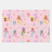 Mermaid Pattern Geschenkpapier Set (Vorderseite)