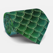 Mermaid Pattern Krawatte (Gerollt)