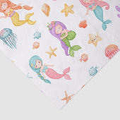 Mermaid Pattern Seidenpapier (Ausschnitt)