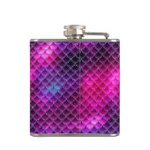 Mermaid Perls and Scales Monogram Pink ID600 Flachmann (Rückseite)