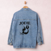 Mermaid Personalisiert Denim Jacket Jeansjacke (Hangar)