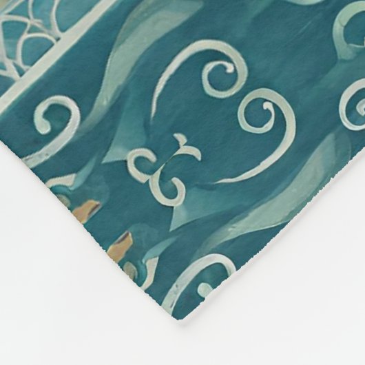Mermaid Personalisiert Fleecedecke (Ecke)