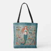 Mermaid Personalisiert Tasche (Rückseite)