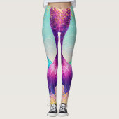 Mermaid PERSONALIZE Leggings (Vorderseite)