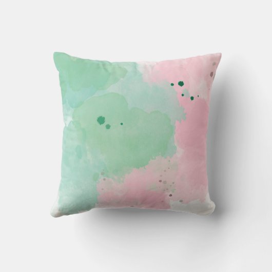 Mermaid Personalize Name Throw Pillow Kissen (Rückseite)