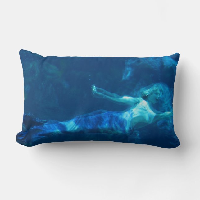 Mermaid Picture Throw Kissen (Vorderseite)