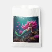 Mermaid Pink Favor Bag Geschenktütchen (Vorderseite)