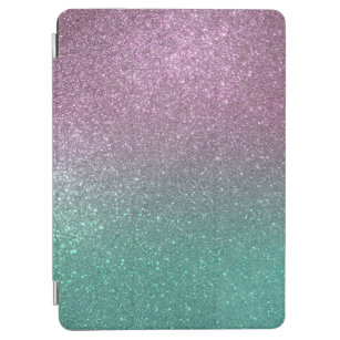 Mermaid Pink Green Funkelnd Glitzer Ombre iPad Air Hülle