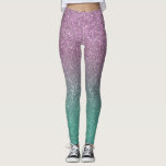 Mermaid Pink Green Funkelnd Glitzer Ombre Leggings<br><div class="desc">Dieses elegante und schicke Print ist perfekt für das trendige Mädchen. Es zeigt ein Imitat gedruckt funkelnd Meerjungfrau rosa und grün Glitzer ombre Farbverlauf. Es ist mädchenhaft, hübsch, glamourös, niedlich und cool. ***WICHTIGER HINWEIS FÜR DIE ENTWICKLUNG: Für individuelle Designanfragen, wie z. B. passende Produktanfragen, Farbänderungen, Platzierungsänderungen oder andere Änderungswünsche, klicken...</div>