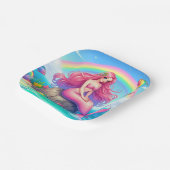 Mermaid Pink Haarpapiere Teller (Gewinkelt)