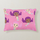 Mermaid Pink Lila Muster Dekokissen (Vorderseite)