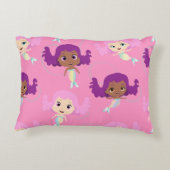 Mermaid Pink Lila Muster Dekokissen (Rückseite)