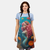 Mermaid Pink Niedlich Schürze (Getragen)