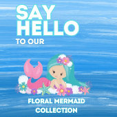 Mermaid Pink Sea Friends Sticker