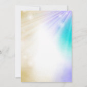 Mermaid Pirate Birthday Einladung Geschwister Part (Rückseite)