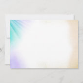 Mermaid Pirate Birthday Einladung Geschwister Part (Rückseite)